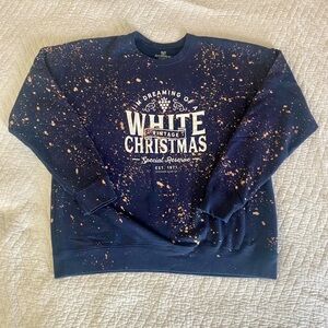 Southern Bliss Women’s Navy Blue Christmas Sweatshirt